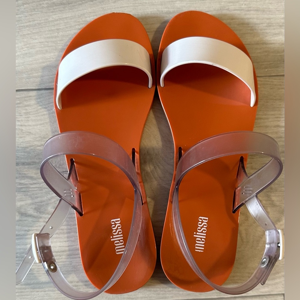 Melissa Jelly Sandals, Size 8